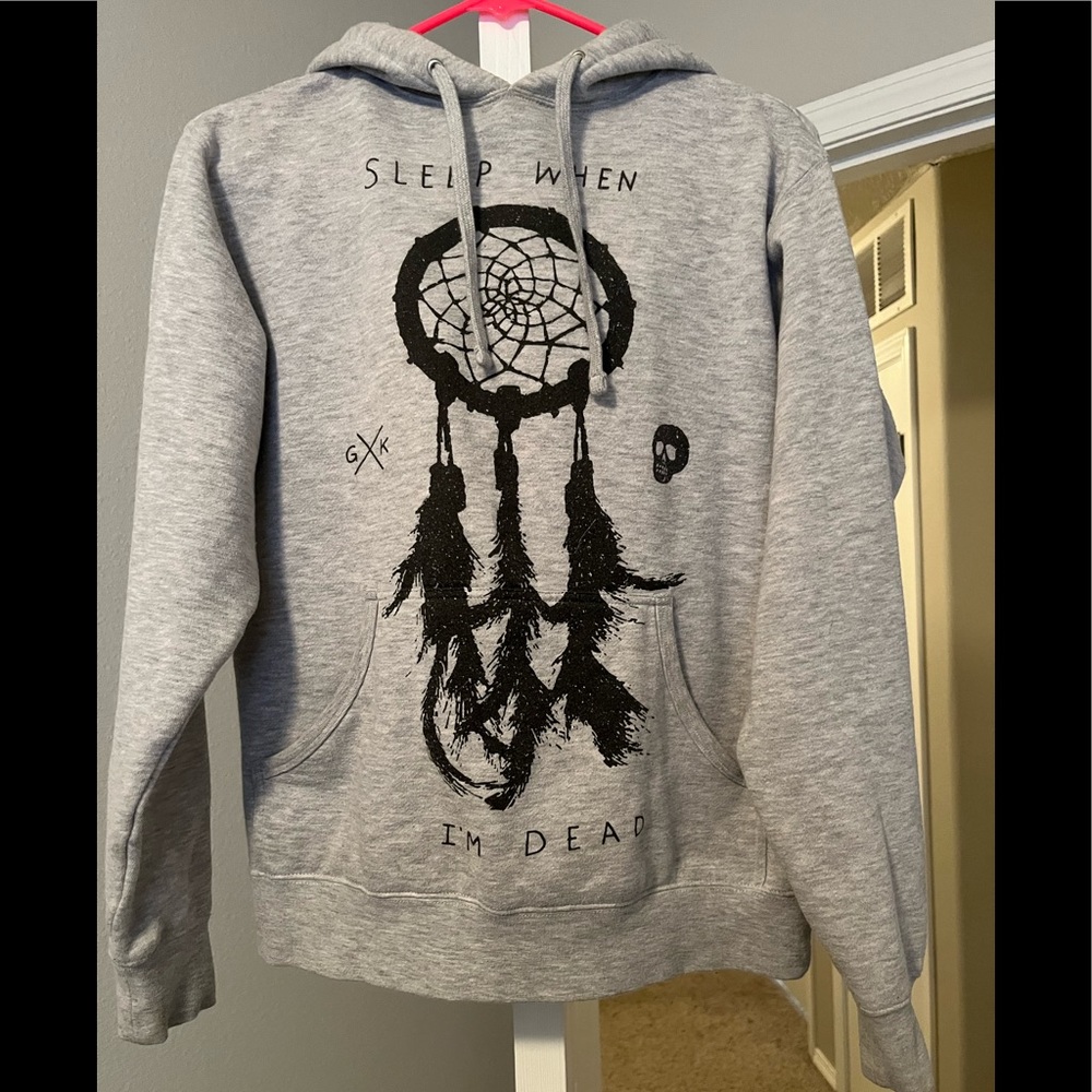 Sleep When I’m Dead Grey Hoodie
